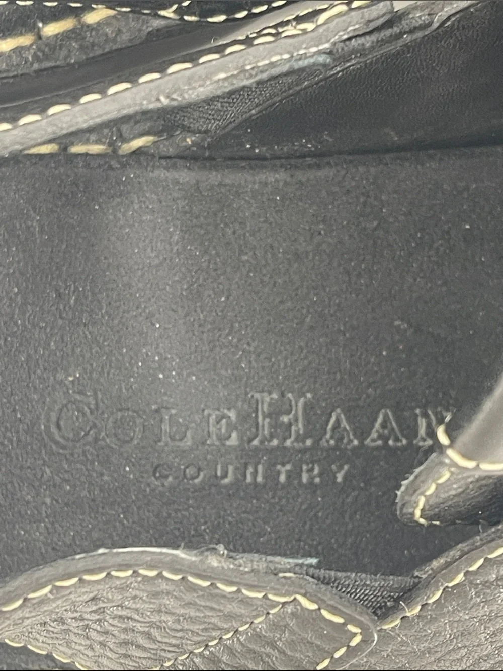 Cole Haan COUNTRY Black  Fisherman-Style Sandals MENS SIZE 8 open toe
